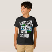 T-shirt Les gens les plus froids de la Terre Jouent à Saro (Devant entier)