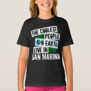 T-shirt Les gens les plus froids de la Terre vivent à Sain