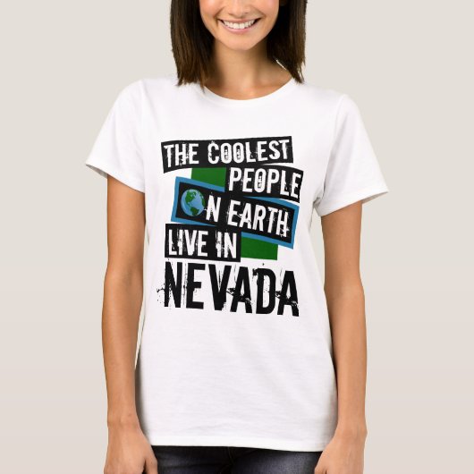 T-shirt Les gens les plus froids de la Terre vivent au Nev (Devant)