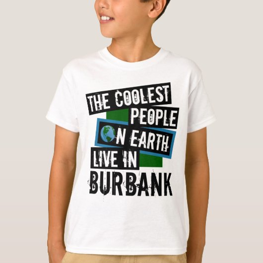 T-shirt Les gens les plus froids sur terre vivent à Burban (Devant)