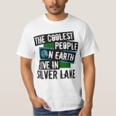T-shirt Les gens les plus froids sur Terre vivent à Silver (Devant)