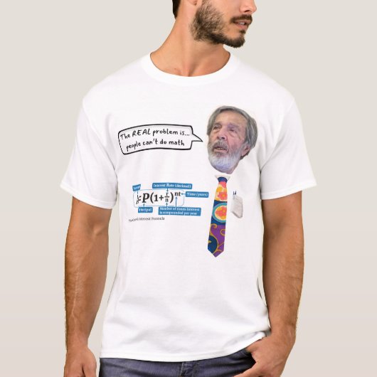T-shirt Les gens ne peuvent pas faire de maths (Devant)