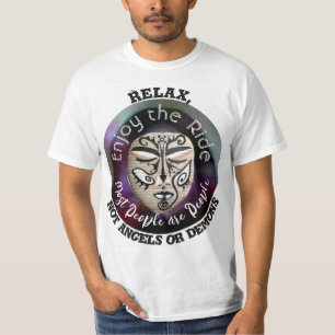 T-shirt Les gens ne sont que des gens bizarre Masque