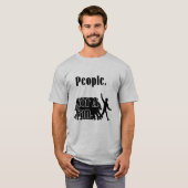 T-shirt Les gens. Pas de fan (Devant entier)