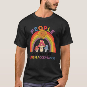 T-shirt Les gens, pas les énigmes Famille Sensibilisation