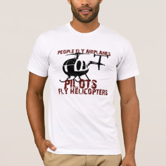 T-shirt Les gens pilotent des avions, pilotes pilotent des