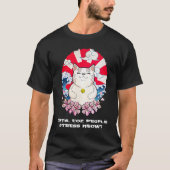 T-shirt Les gens Stress Meowt Chat Motivation Citation Kit (Devant)