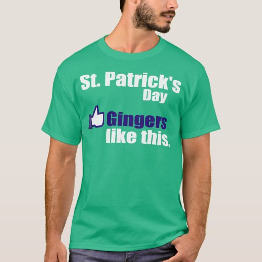 T-shirt Les gingembres aiment le jour de St Patrick (Devant)