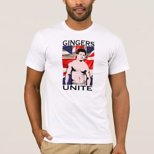 T-SHIRT LES GINGEMBRES UNISSENT LE GINGEMBRE ROYAL (Devant)