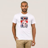 T-SHIRT LES GINGEMBRES UNISSENT LE GINGEMBRE ROYAL (Devant entier)