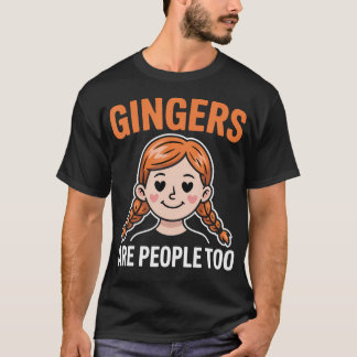 T-shirt Les Gingers de l'Été qui Rétrécissent Sont des Per