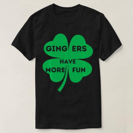 T-shirt Les Gingers Ont Plus De Jour de la Saint Patrick A (Design devant)