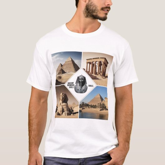 T-shirt "Les gloires des civilisations : Merveilles du pas (Devant)