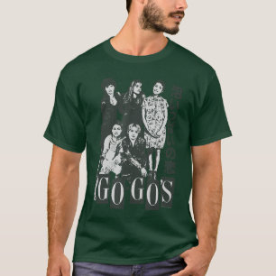 T-shirt Les GoGos Portrait Classique Japonais rétro drôle