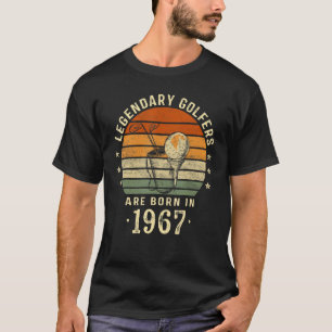T-shirt Les Golfeurs Légendaires Sont Nés En 1967 55e Anni
