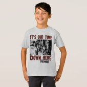 T-shirt Les Goonies "C'est notre temps ici" (Devant entier)