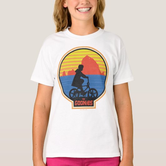 T-shirt Les Goonies Retro Mikey équitation Vélo Graphique (Devant)