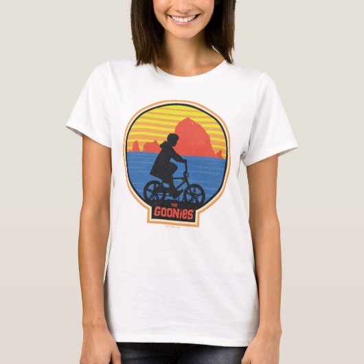 T-shirt Les Goonies Retro Mikey équitation Vélo Graphique (Devant)