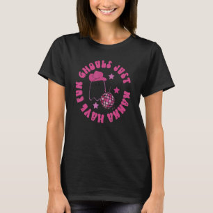T-shirt Les goules veulent juste s'amuser rétro Halloween