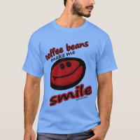 les grains de café m'incitent à sourire