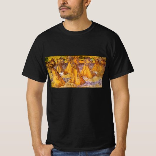 T-shirt Les grains du blé par Vincent van Gogh (Devant)