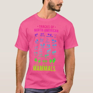 T-shirt Les Grandes Faunes Colorées De M Nord-Américain