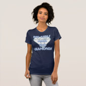 T-SHIRT LES GRANDES FILLES ONT BESOIN DE GRANDS DIAMANTS (Devant entier)