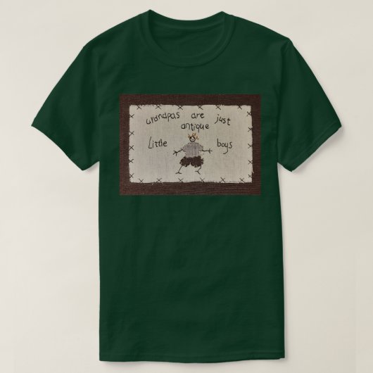 T-shirt Les Grandpas Ne Sont Que Des Petits Garçons Ancien (Design devant)