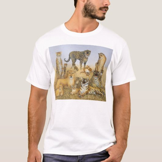 T-shirt Les grands chats (Devant)