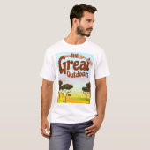 T-shirt Les Grands Espaces (Devant entier)