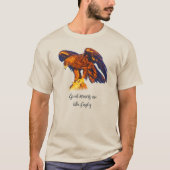 T-shirt Les Grands Esprits Sont Comme Des Aigles | Base ma (Devant)