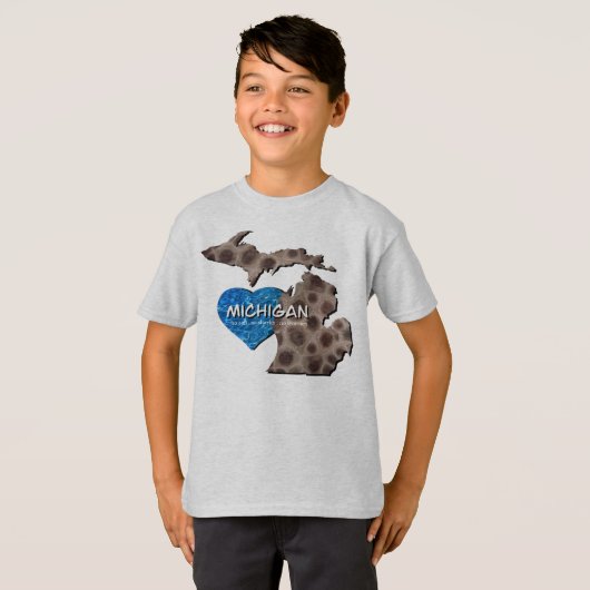 T-shirt Les Grands Lacs | pas de sel, pas de requins, pas  (Devant entier)