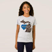 T-Shirt Les Grands Lacs | pas de sel, pas de requins, pas  (Devant entier)