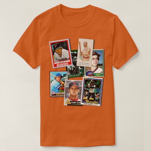 T-shirt Les grands noms du baseball dans l'histoire (Design devant)