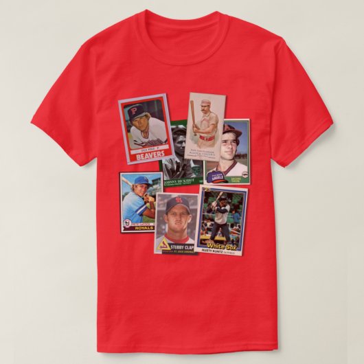 T-shirt Les grands noms du baseball dans l'histoire (Design devant)