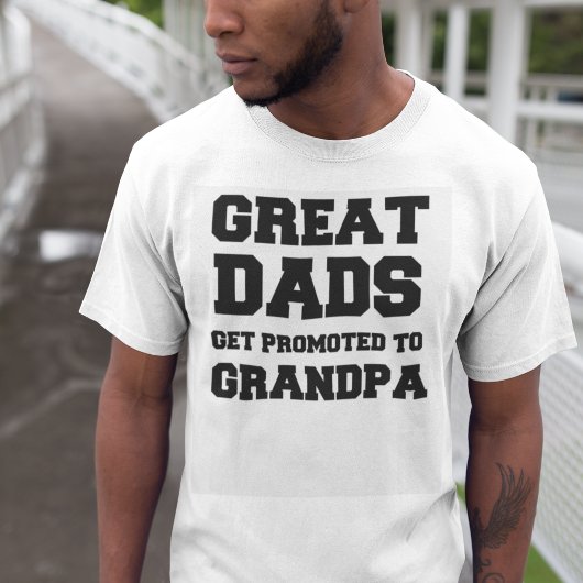 T-shirt Les grands papas sont promus à grand-père