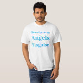 T-shirt Les grands-parents sont des anges dans le (Devant entier)