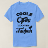 T-shirt Les grands-pas cool élèvent pigeons pigeons passio (Design devant)