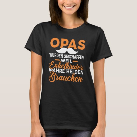T-shirt Les grands-pères Backprint ont été créés parce que (Devant)