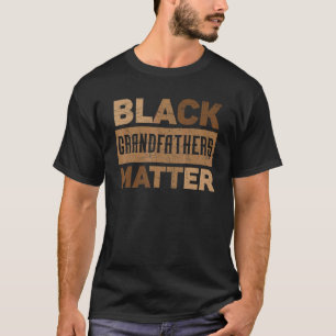 T-shirt Les grands-pères noirs comptent la mélanine afro-a