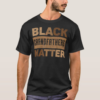 T-shirt Les grands-pères noirs comptent la mélanine afro-a