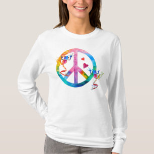 T-shirt Les grenouilles d'arbre 4 dames de paix ont