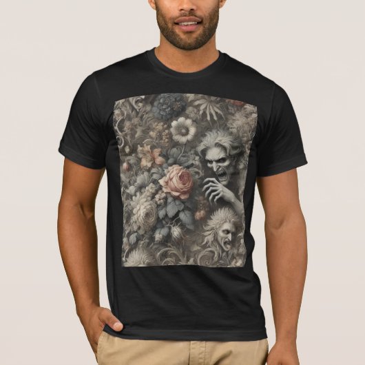 T-shirt Les Greys – Conception Victorienne Gothique (Devant)