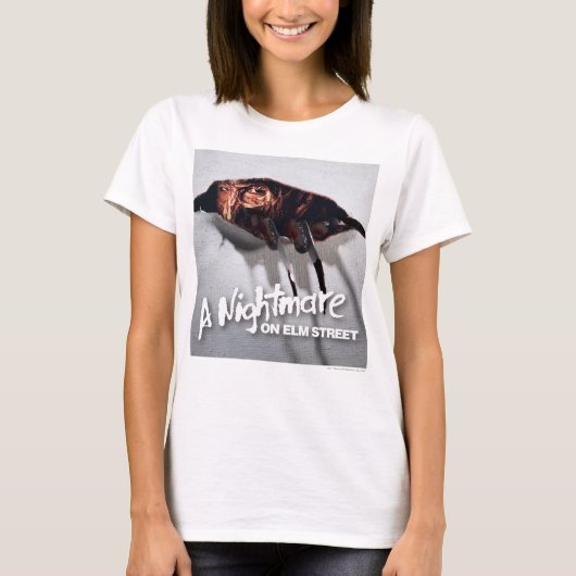 T-shirt Les Griffes de la nuit | Freddy Krueger Peeking (Devant)