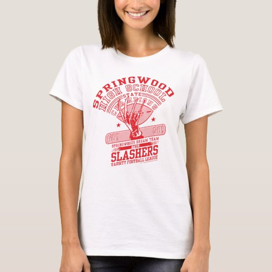 T-shirt Les Griffes de la nuit | Springwood High (Devant)