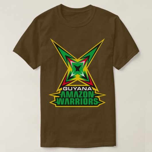 T-shirt Les guerriers de l'Amazone de Guyana (Design devant)