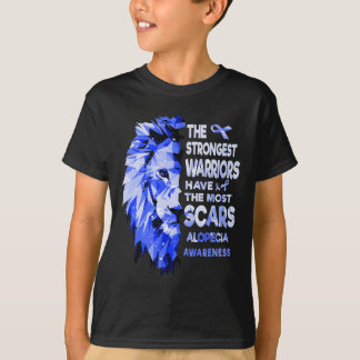 T-shirt Les Guerriers Les Plus Forts De L'Alopécie Ont La