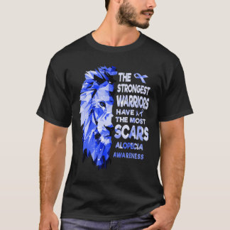 T-shirt Les Guerriers Les Plus Forts De L'Alopécie Ont La