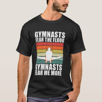 T-shirt Les gymnastes me craignent plus entraîneur de gymn