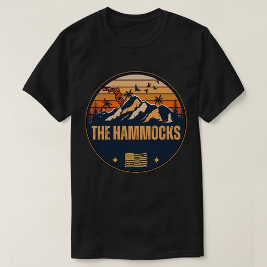 T-shirt Les Hamacs, Floride (Design devant)
